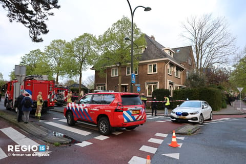 Brand in woning aan de Wiegmanweg