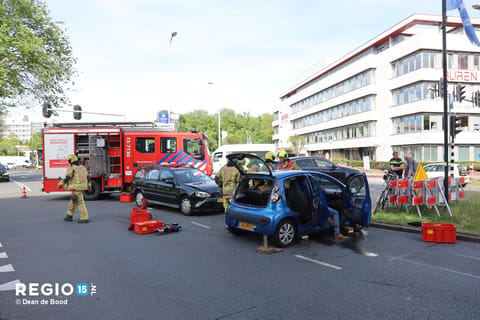 Aanrijding auto vs auto Johan de Wittlaan