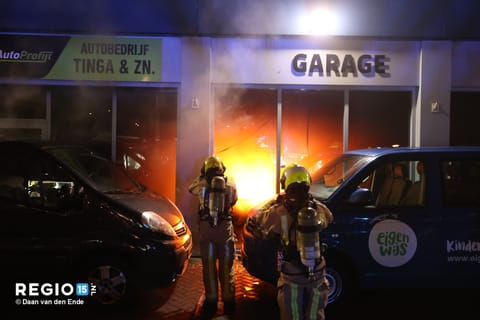Brandstichting bij eerder vernield autobedrijf aan de Schipluidenseweg