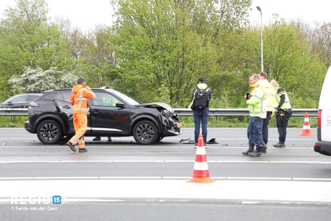 Veel verkeershinder door aanrijding op A4