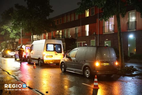 Explosie bij woning aan de Vrouw Avenweg