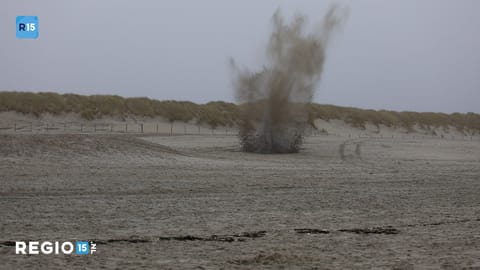 Granaat gevonden in de duinen Savornin Lohmanpad