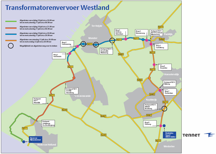 tennet-kaart